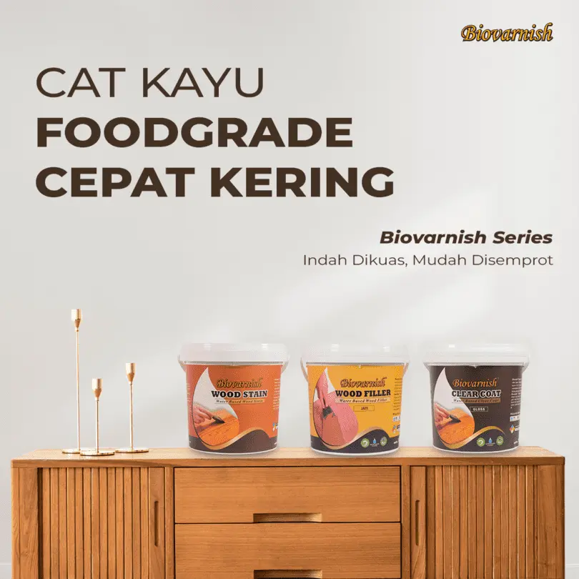 cat kayu food grade biovarnish