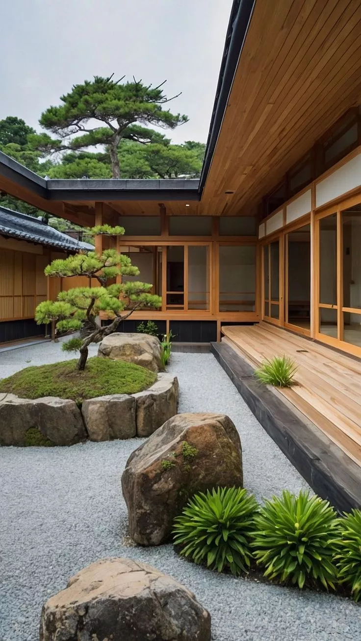 Model Rumah Kayu Japandi