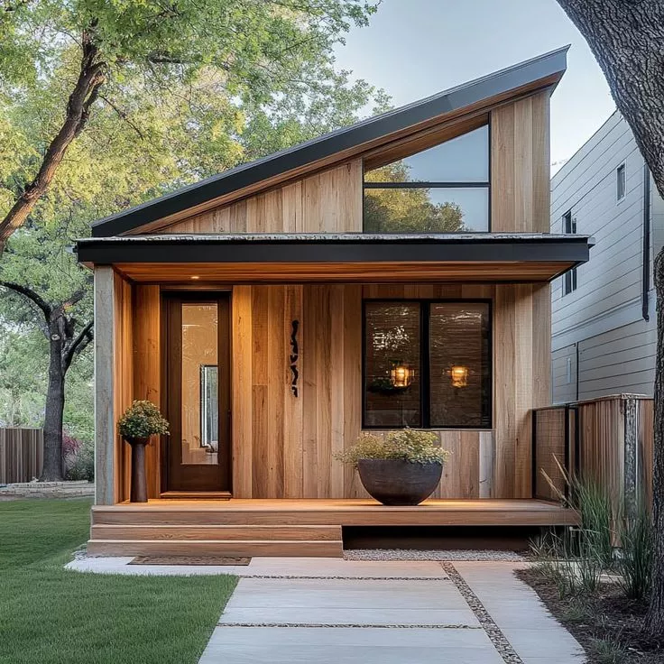 Rumah Kayu Minimalis Scandinavia